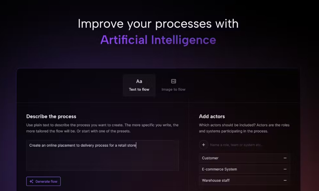 ShiftX - AI-generatedflowsfrombasicinstructions