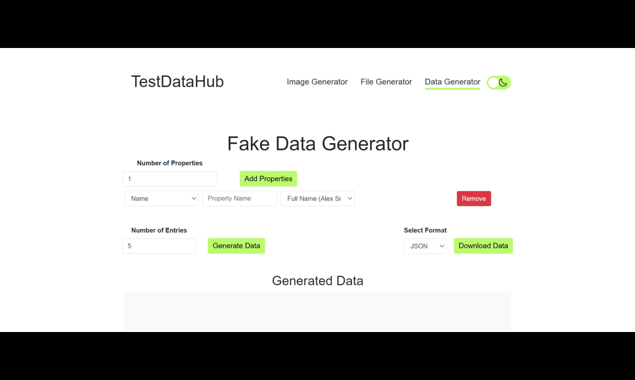 TestDataHub - The future of test data is here. | Resource.fyi