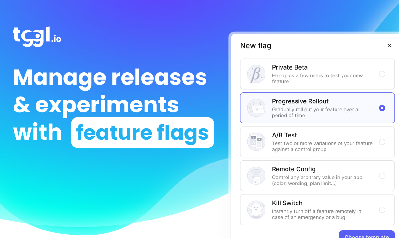 Tggl Feature Flags - Scale your product risk free | Resource.fyi