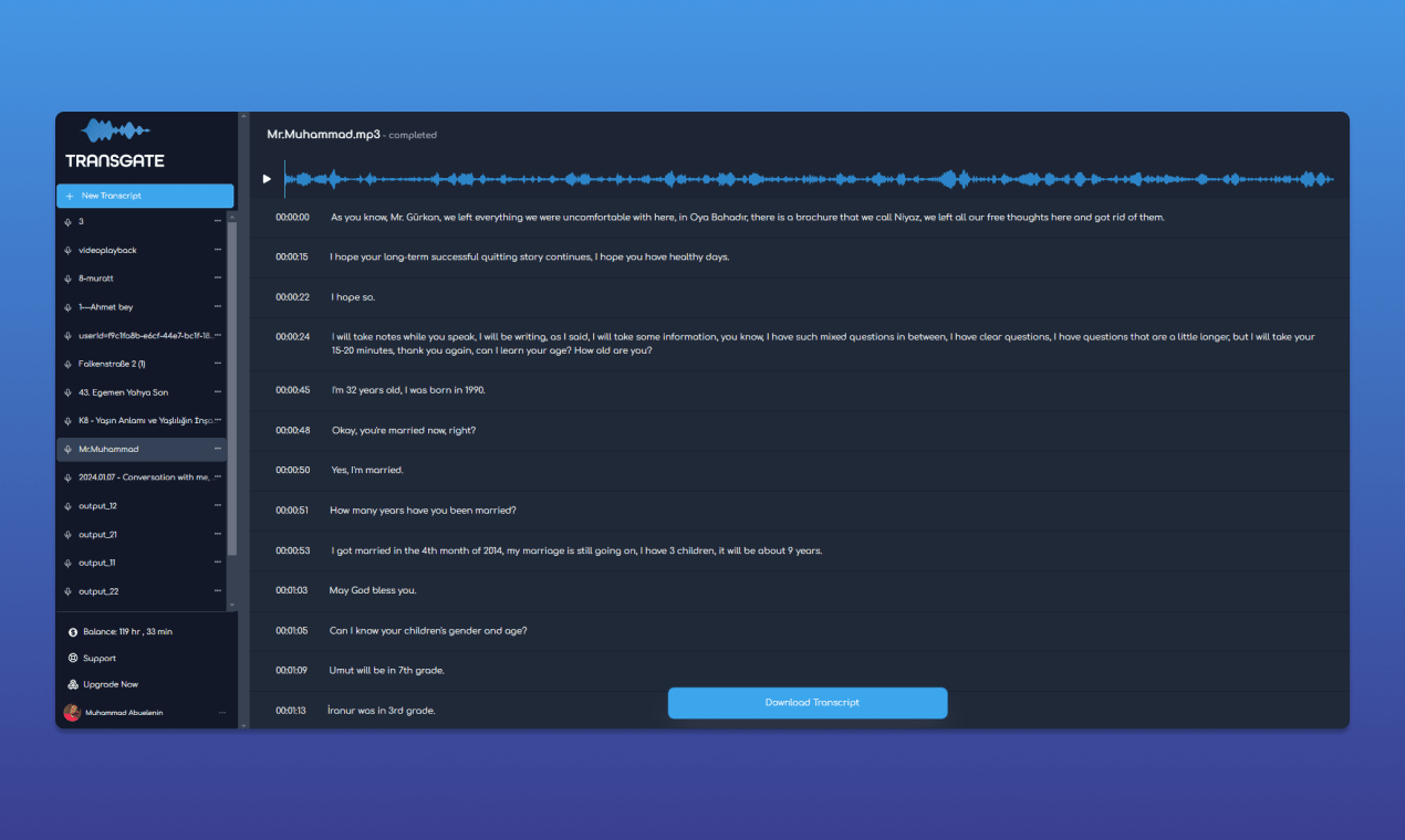 Transgate - AI Speech to Text | Resource.fyi