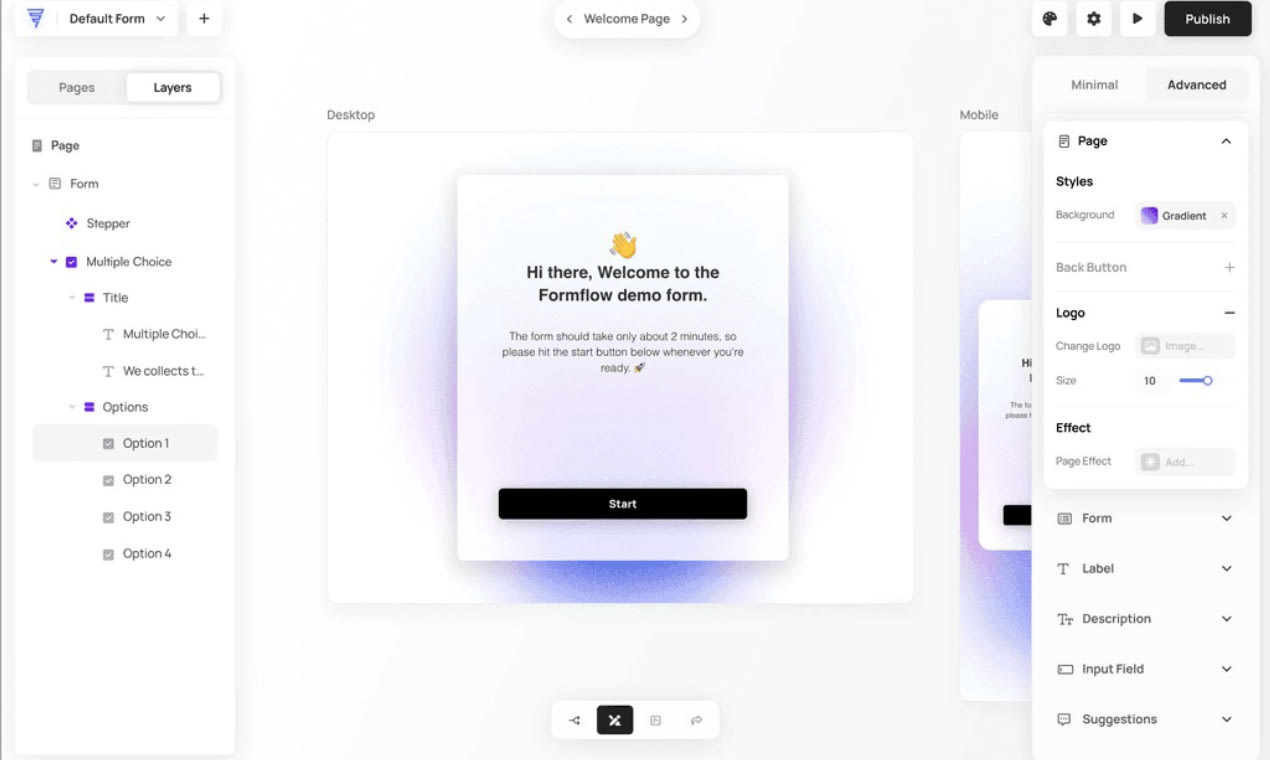 Formflow - Advanced No-code Form Builder | Resource.fyi