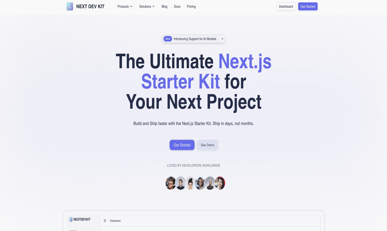 NextDevKit - The ultimate Next.js SaaS Starter Kit | Resource.fyi