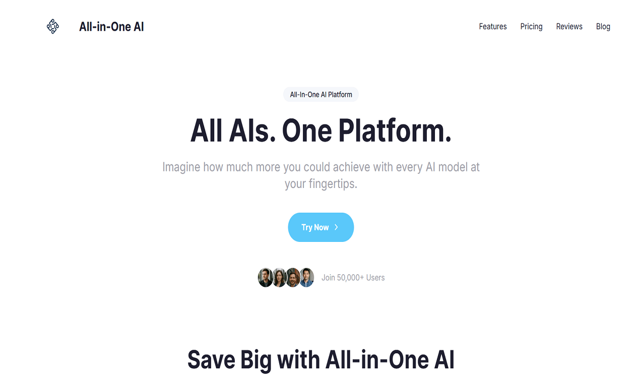 All-in-One AI - All AIs. One Platform. | Resource.fyi