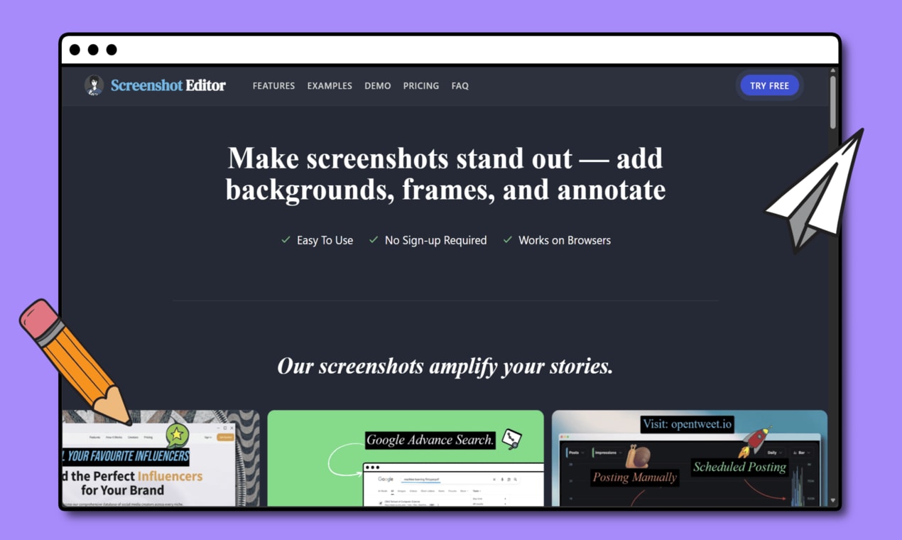 Screenshot Editor - Make screenshots stand out | Resource.fyi