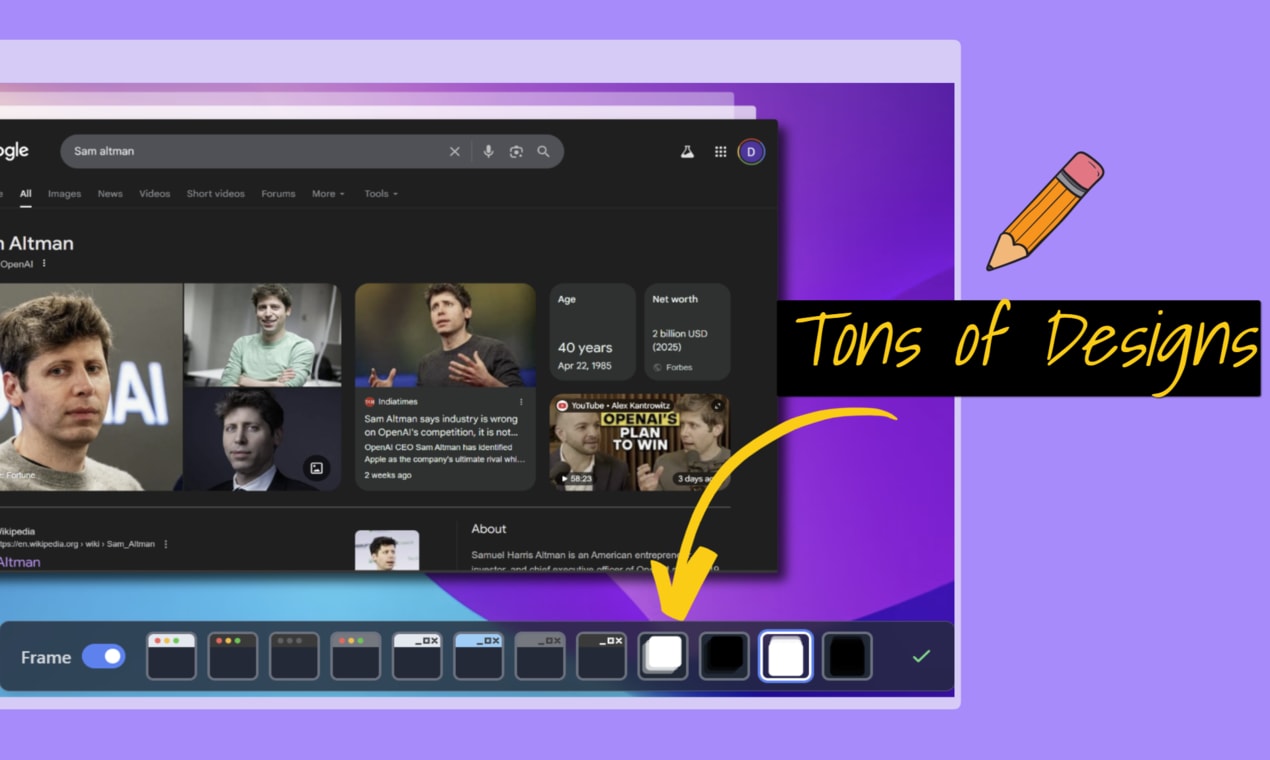 Screenshot Editor - Make screenshots stand out | Resource.fyi