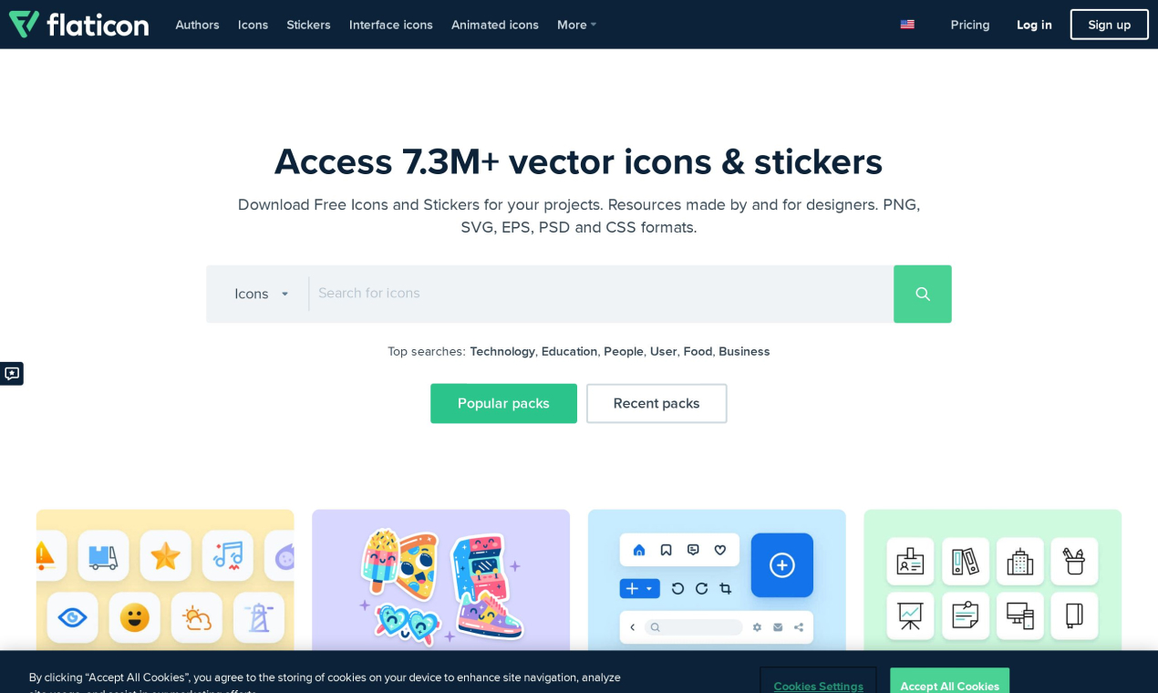 Flaticon - Vector Icons and Stickers - PNG, SVG, EPS, PSD and CSS ...