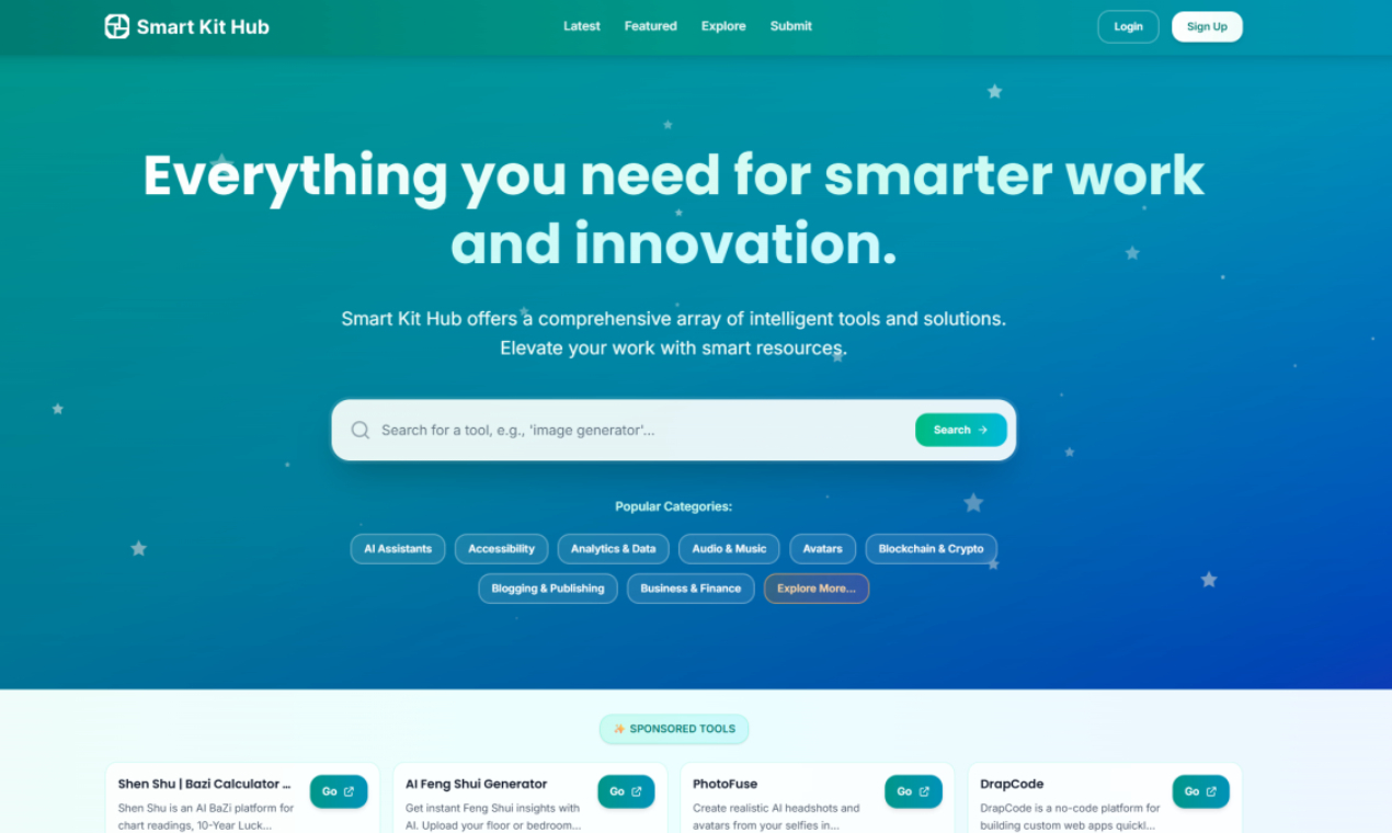 Smart Kit Hub - Smarter Tools. Better Results. | Resource.fyi