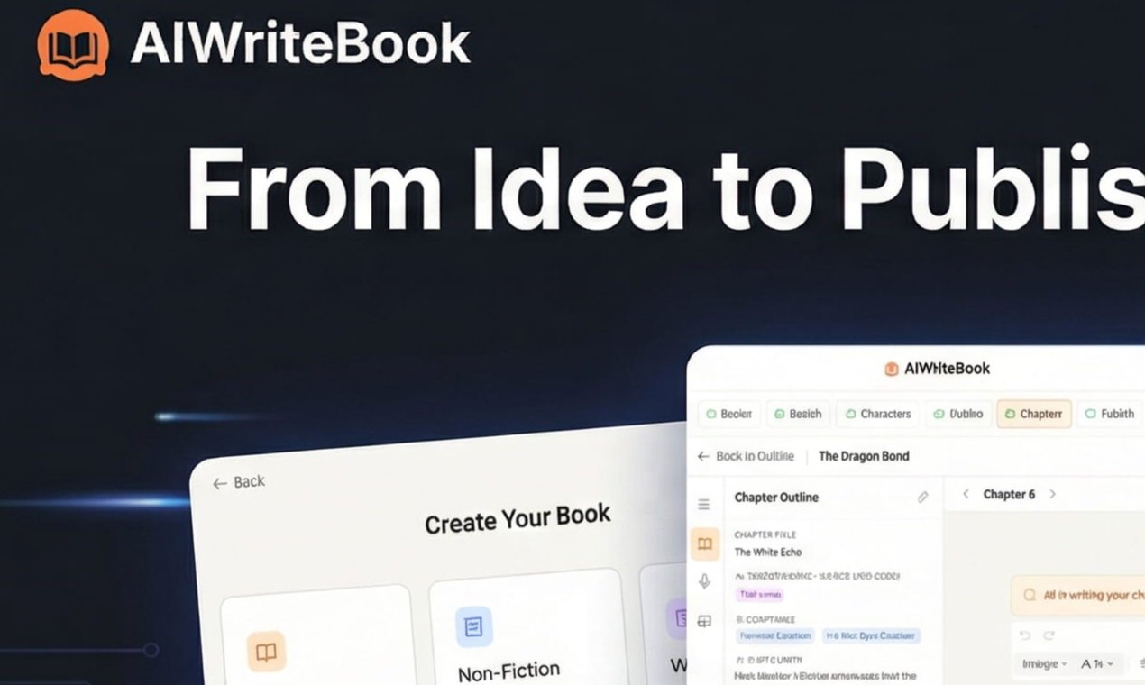 AIWriteBook - Write, design, and publish your book | Resource.fyi