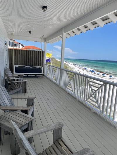 beach deck