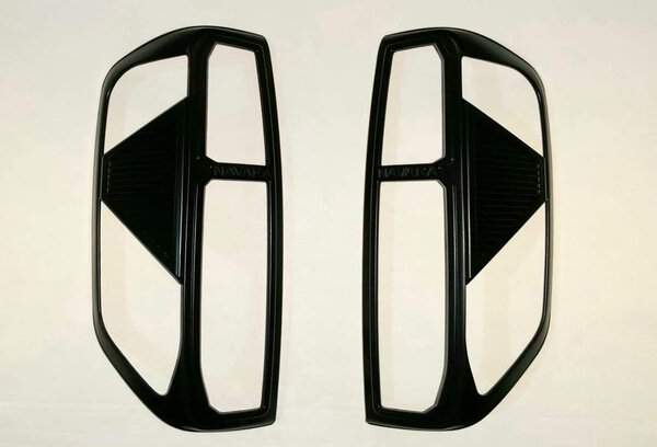 Nissan Navara D40 Taillight Covers 2006-2014 Matte Black