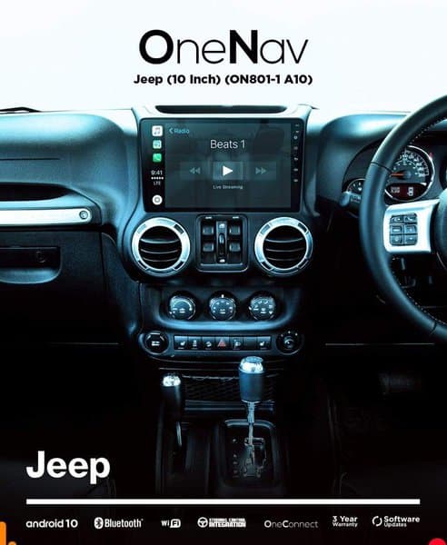 OneNav for Jeep Wrangler + Free Reverse Camera