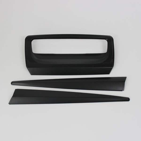 Isuzu DMax 2022+ Tailgate Cover / Trim 3pc Matt Black