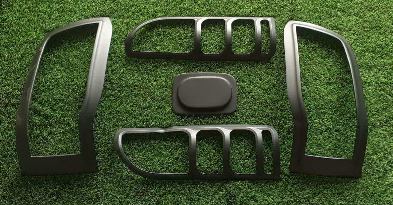 Toyota Hiace 2011-2014 Head Light Cover + Taillight Cover + Fuel Cap Combo