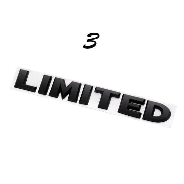 Jeep Limited Black 147x21mm