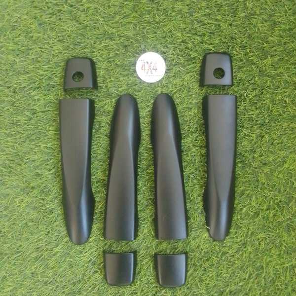 Nissan Navara D23 facelift door handle covers 8pce matt black
