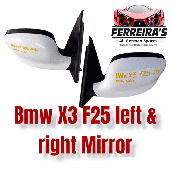 BMW X3 F25 LEFT AND RIGHT MIRROR