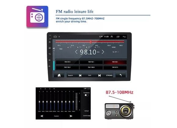 KIA RIO 12-14 ANDROID 9 NAVIGATION MULTIMEDIA CARPLAY/ANDROID AUTO UNIT