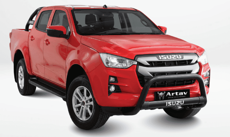 Isuzu DMAX Nudge Bar w Oval Cross Member 2022+ Black BS-1600091
