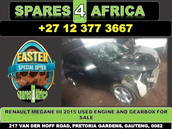 Renault Megane III 2015 used engine and gearbox for sale