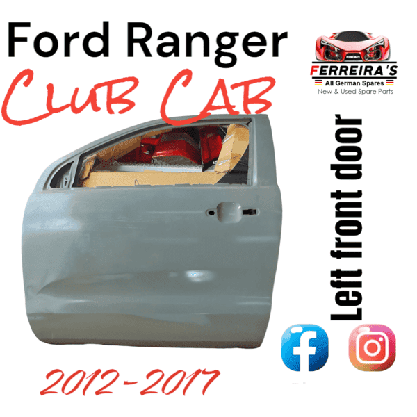 ford ranger club cab 12-19 left front door