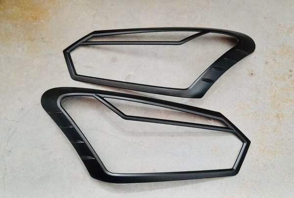Isuzu DMAX Headlight Covers Matt black 2015-2018
