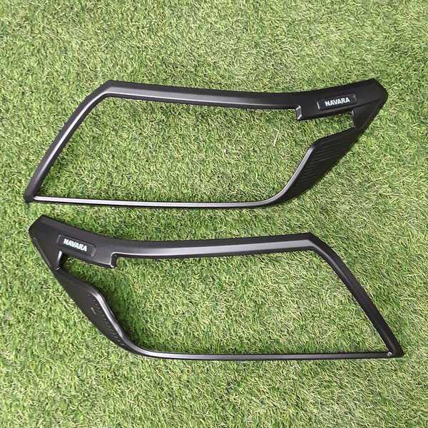 Nissan Navara D23 Facelift Headlight covers Low lever version 2021+ Black
