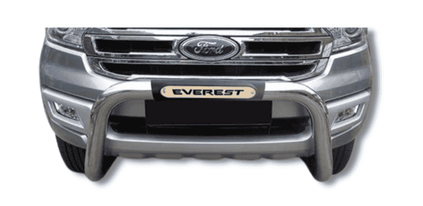 Ford Everest Oval Range PDC Nudge Bar Stainless 2016+ 150044T-21EV (N/S)