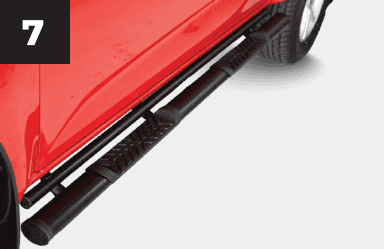 Isuzu DMAX Side Steps Single Cab 2022+ Black BS-1600097
