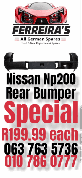 NISSAN NP200 REAR BUMPER