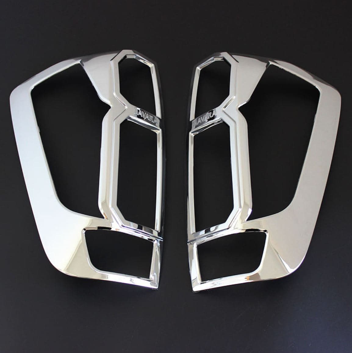 Nissan Navara D23 Tail Light Cover Trim 2015-2021 Chrome