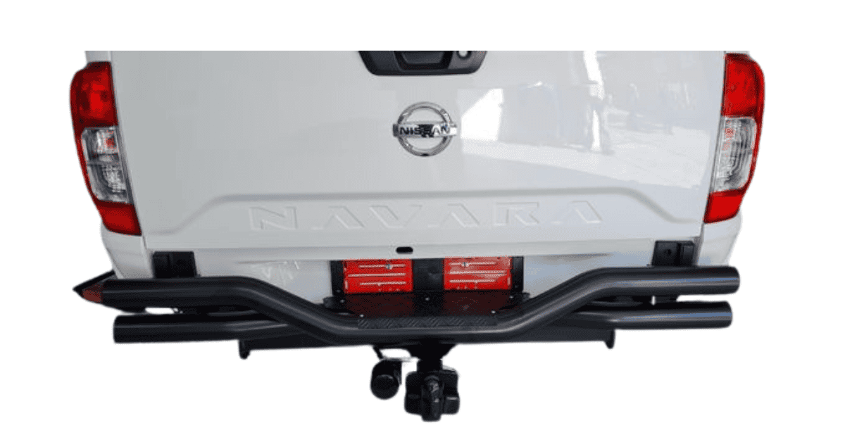 Nissan Navara D23 Facelift Rear Step Black (Fits DC & SC Models) 2021+ BS-170057/21