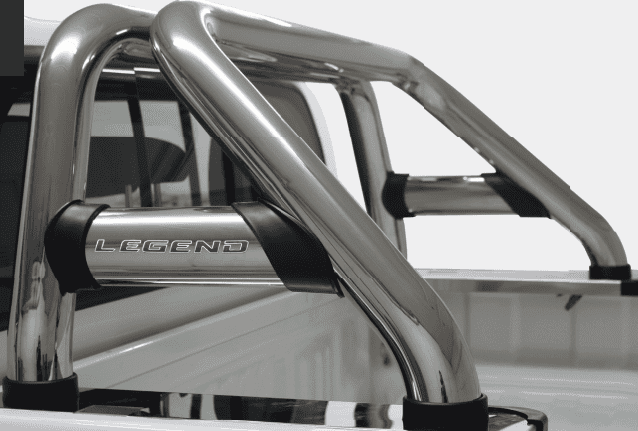Toyota Hilux Legend Oval Sports Bar Double Cab & Extended Cab Stainless 2020+ 80063T