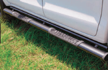 Toyota Hilux Side Steps Double Cab & Extended Cab Black 2016+ BS-80085