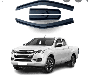 Isuzu D max Gen 6 extra cab Weather guards