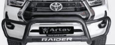 Toyota Hilux GD6 Facelift Tri Bumper Black 2020+ (Does not work with PDC Sensor) BS-80064