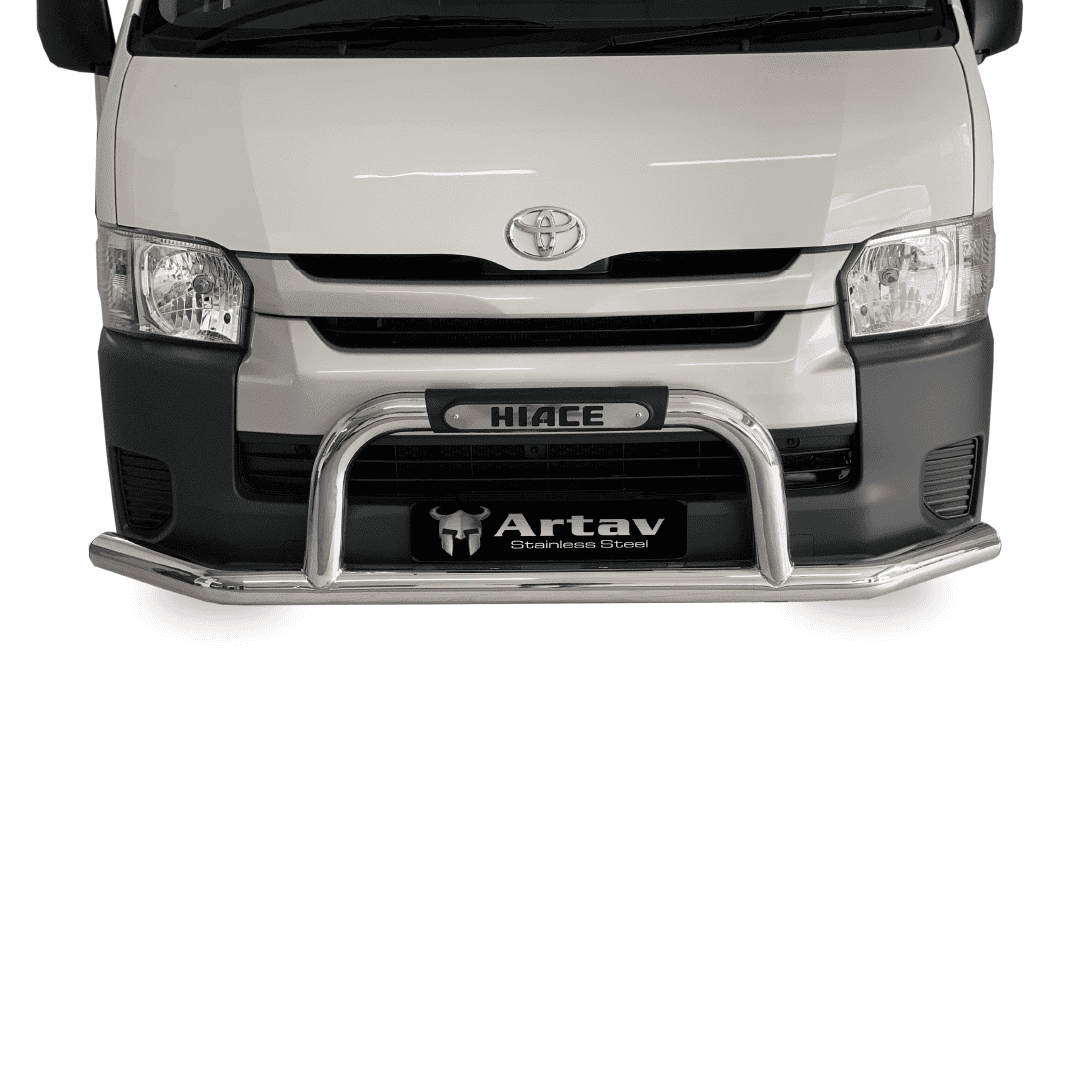 Toyota Quantum Hi Ace Front Styling Bar with Branded Injection Mould (76mm) Stainless 2008 90009T