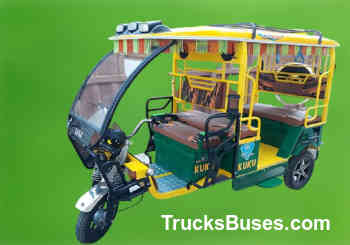 Kuku Green DLX Auto Rickshaw Images