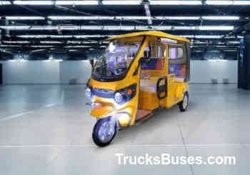 Kaptech Yellow Battery Operated E Rickshaw Images