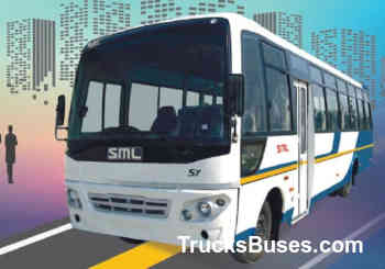 SML Isuzu S7 CNG : 22 Seater Bus Images