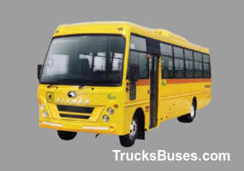 Eicher 2070E CNG : Starline School 26 / 31 Seater Bus Images