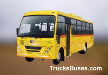 Eicher 2075H CNG AC : Starline School 34 / 41 Seater Bus Images