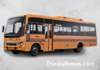 SML Isuzu S7 CNG School 4240: 30 / 42 / 47 Seater Bus Images