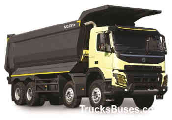 New Volvo FMX MAX 58t gvw truck offers more load capacity for