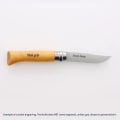 Ніж Opinel Carbone №08 — вуглецева сталь — фото 3