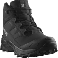Черевики зимові Salomon Crosstrak Waterproof — чорні — фото 5