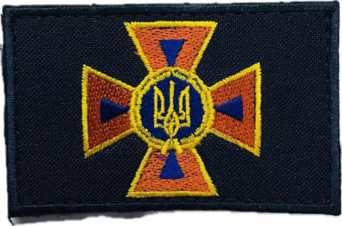 Кокарда ДСНС прямокутна (7,5 х 5 см)