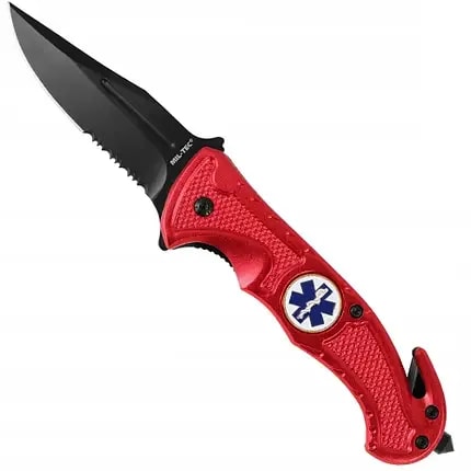 складний кишеньковий ніж Mil-Tec Rescue Red