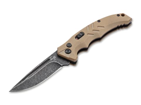 Ніж автоматичний Böker Plus Intention II Coyote 01BO483 — D2