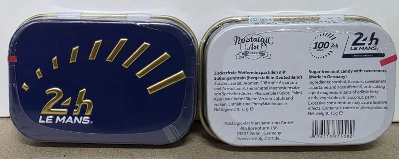 Цукерки ментолові в жестяній коробці