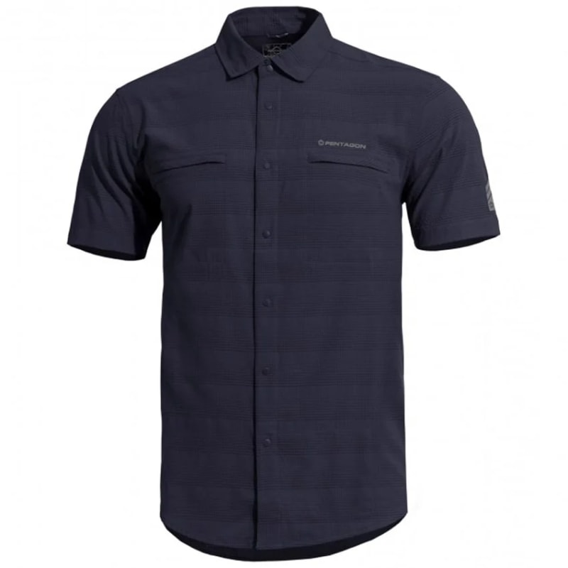 Сорочка Pentagon Ripple з коротким рукавом — Midnight Blue